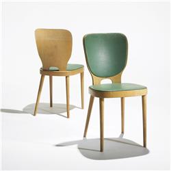 Max Bill side chairs, pair