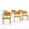 Image 1 : Alvar Aalto and Otto Korhonen stackable chair model 11/611, set of six