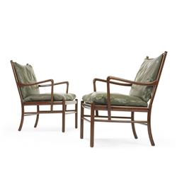 Ole Wanscher Colonial armchairs, pair