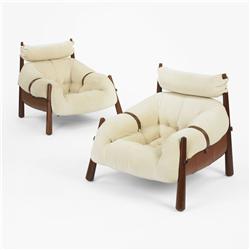 Percival Lafer armchairs, pair