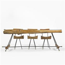 Sabena bar with set of three stools