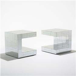 Paul Evans Cityscape nightstands, pair