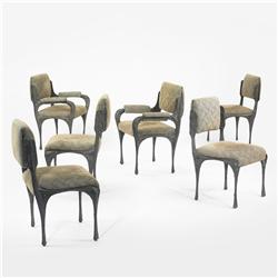 Paul Evans dining chairs model PE-105, set of six