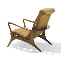 Vladimir Kagan High Back Sculptured Contoured chair