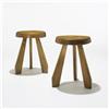 Image 1 : Charlotte Perriand pair of stools from Les Arcs