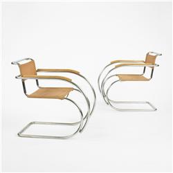 Ludwig Mies van der Rohe MR 20s, pair