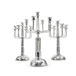 Austrian candlesticks, set of three