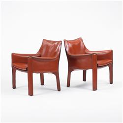 Mario Bellini Cab armchairs, pair