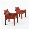 Image 2 : Mario Bellini Cab armchairs, pair