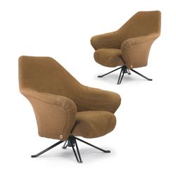 Osvaldo Borsani P32 lounge chairs, pair