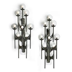 Lightolier large sconces, pair