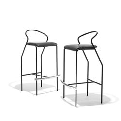 Shiro Kuramata stools, pair