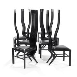 Arata Isozaki Monroe chairs, set of eight