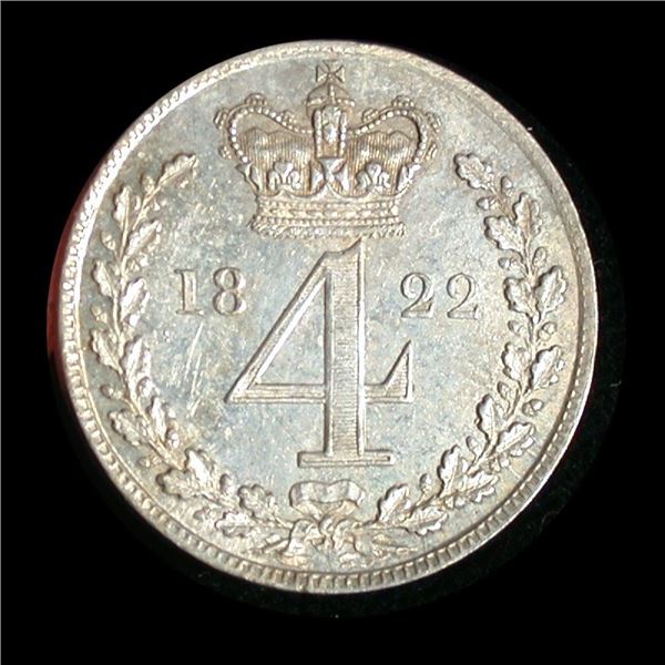 Great Britain 4 Pence Maundy Pair - George III