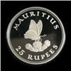 Image 1 : Mauritius Proof Silver World Conservation Crown Pair