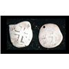 Image 1 : Spanish Mexico Silver Cob Pair, Real and Half Real