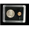 Image 2 : Mexico 5 Pesos Gold & Silver Pair - Hidalgo