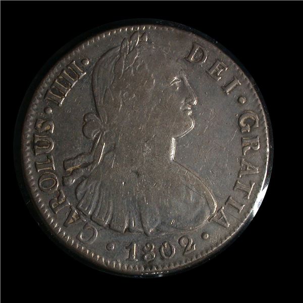 Mexico 8 Reales 1802 Charles IV