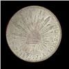 Image 2 : Mexico 8 Reales 1875-Zs, JA - Zacatecas Mint