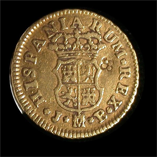 Spain 1/2 Escudo 1755-JB