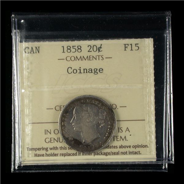1858 Twenty Cents