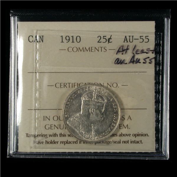 1910 Twenty Five Cents