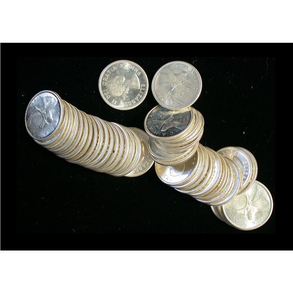 1959 Twenty Five Cents - Roll of 40 coins