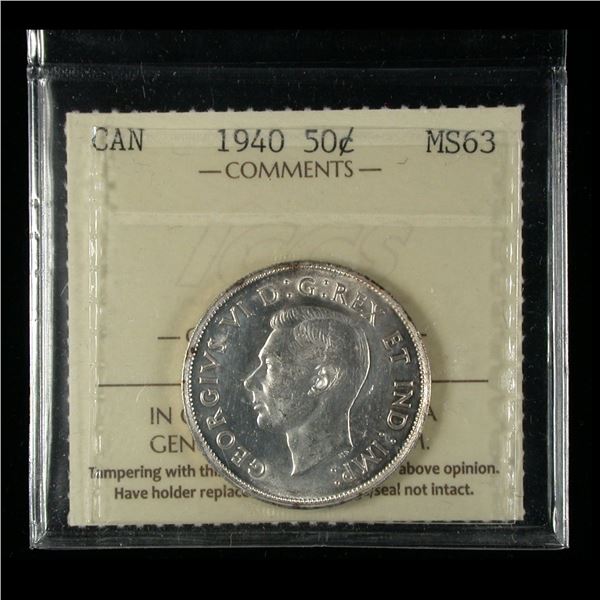 1940 Fifty Cents