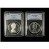 Image 1 : 1963 and 1965 Silver Dollar Pair