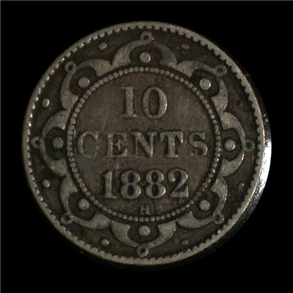 Newfoundland Ten Cents 1882H