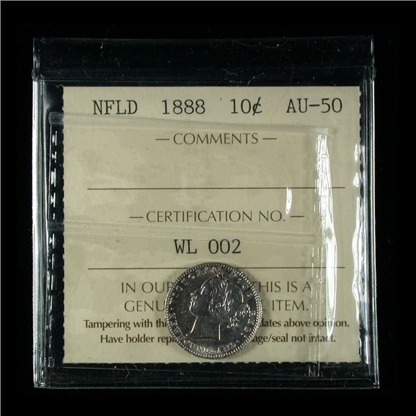 Newfoundland Ten Cents 1888