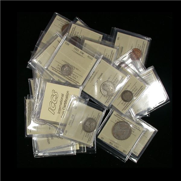 Dealer-lot of Minor ICCS Coinage