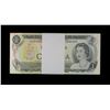 Image 1 : Bank of Canada One Dollar 1973 - Bundle of 100