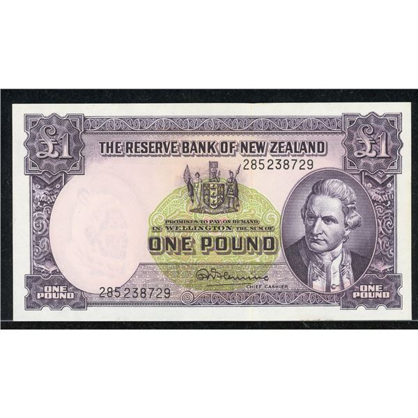 New Zealand One Pound 1960's