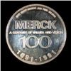Image 2 : Merck & Company Silver Round, 1991