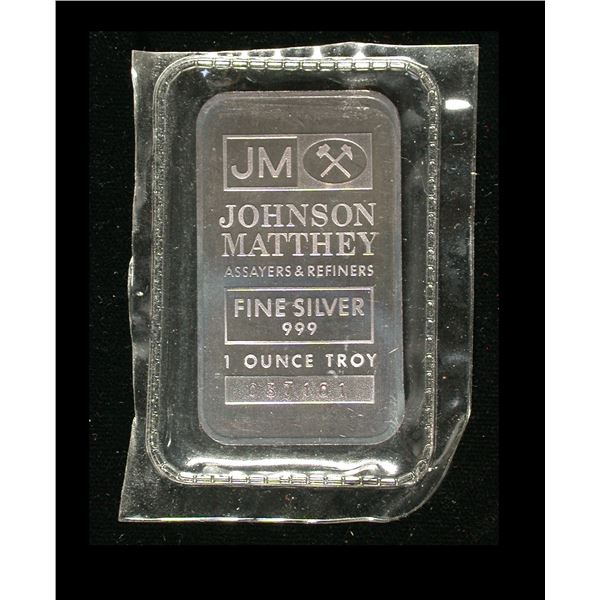 Johnson Matthey TD Bank Silver Bar