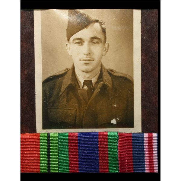 Canada Framed Set of 3 WWII Medals