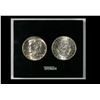 Image 1 : Teperman Demolition Encased Pair of 1964 Kennedy Half Dollars