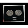 Image 2 : Teperman Demolition Encased Pair of 1964 Kennedy Half Dollars