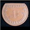 Image 2 : England E. Shephard Penny Token - Boot & Shoe Merchants