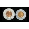Image 1 : Pair of U.S. Encased Cent Tokens