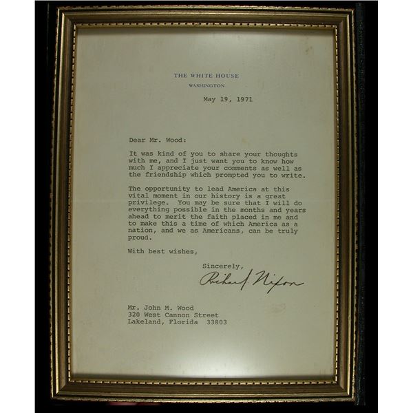 Pair of U.S. Presidential Letters