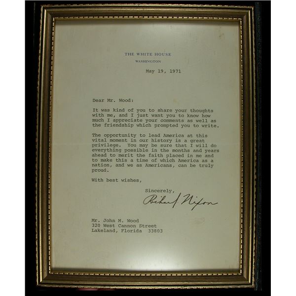 Pair of U.S. Presidential Letters