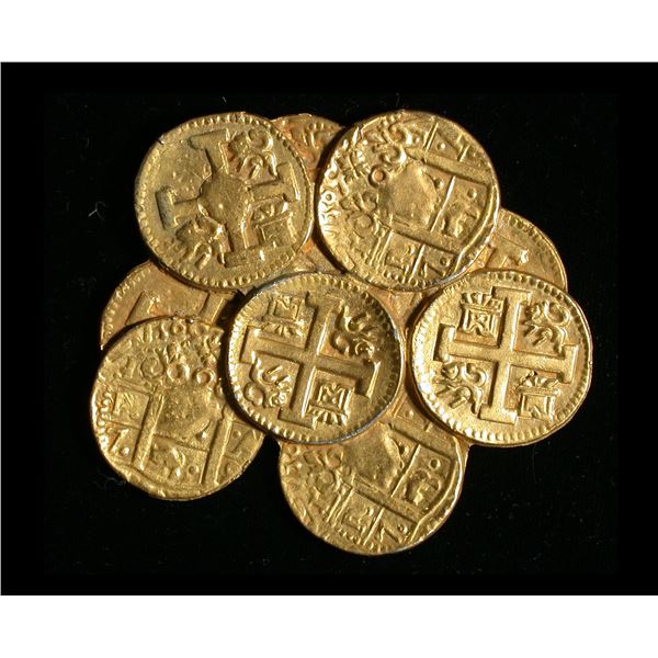 Spanish Gold Doubloon Cluster Medal