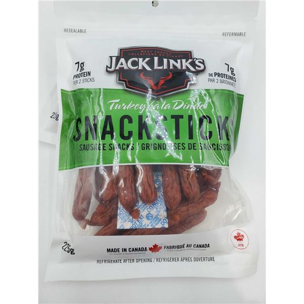Jack Links Turkey Snackstics Sausage Snacks (2 x 225g)