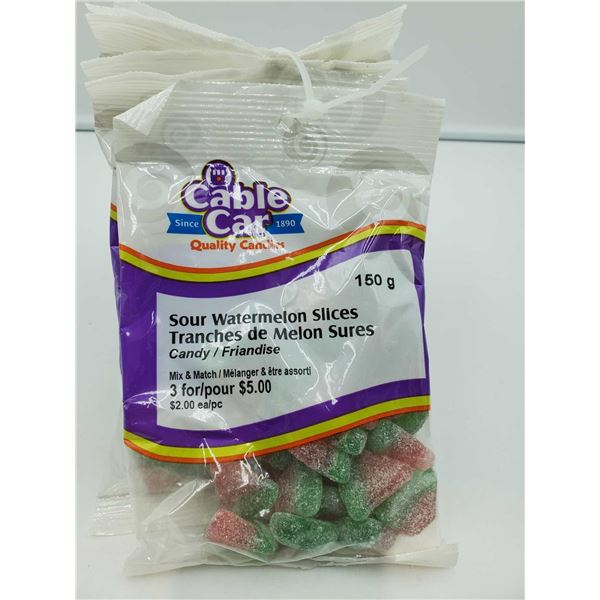 Cable Car Sour Watermelon Slices (6 x 150g)