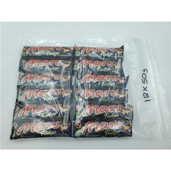 Mars Fudge Candy Bars (12 x 50g)