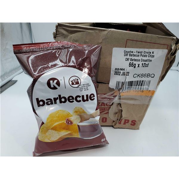 Circle k Barbecue Potato Chips (12 x 66g)