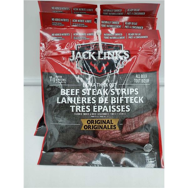 Jack Links Beef & Steak Strips Original (3 x 74g)