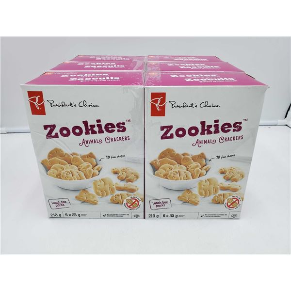 Zookies Animal Crackers (6 x 210g)
